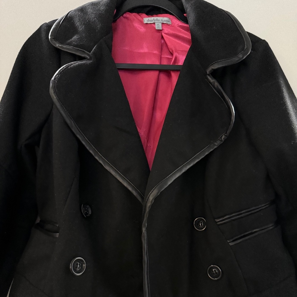 Black crop jacket